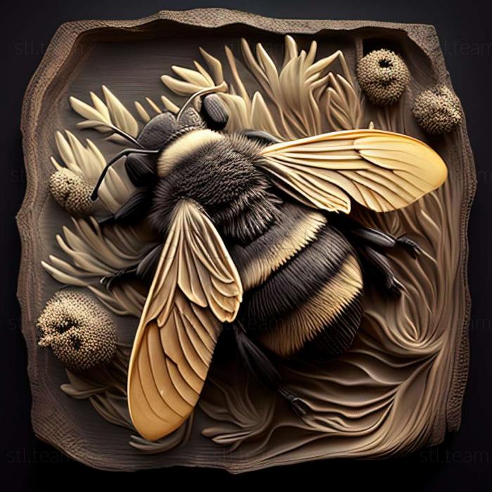 3D модель Bombus glacialis (STL)